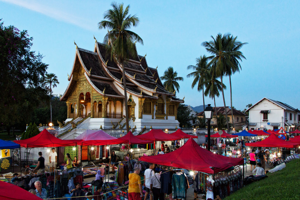 Der Nachtmrkt in Luang Prabang