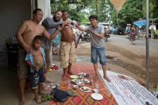 Eine Familienfeier in Kampong Cham