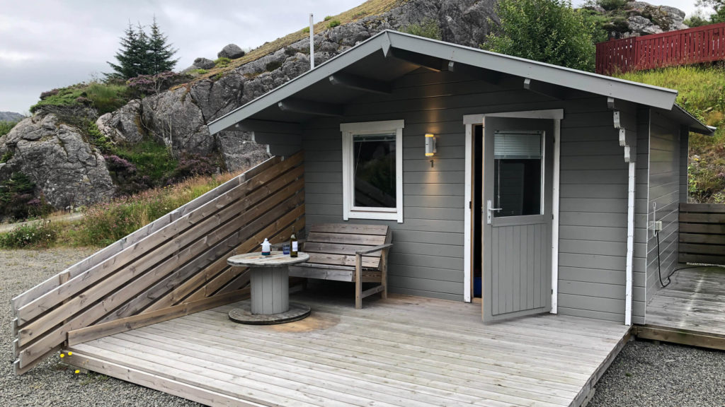 Campingplatz Vågan Camping Hütte - Mit dem Auto durch Norwegen