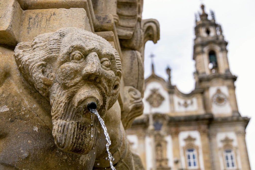 Brunnen in Lamego Douro-Tal