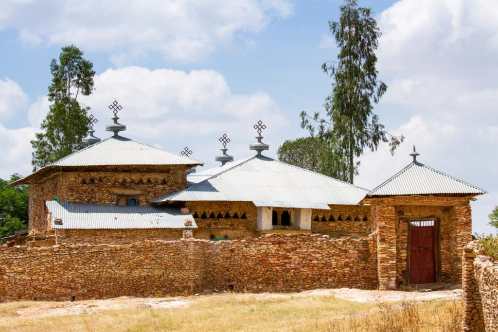 Blick auf das Kloster Debre Damo - Äthiopien Reisebericht in Bildern