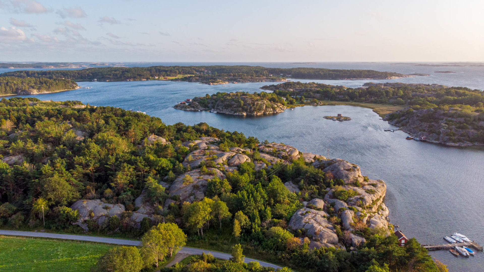 Blick auf die Schäreninseln in Schweden - Skandinavien Rundreise mit dem Auto