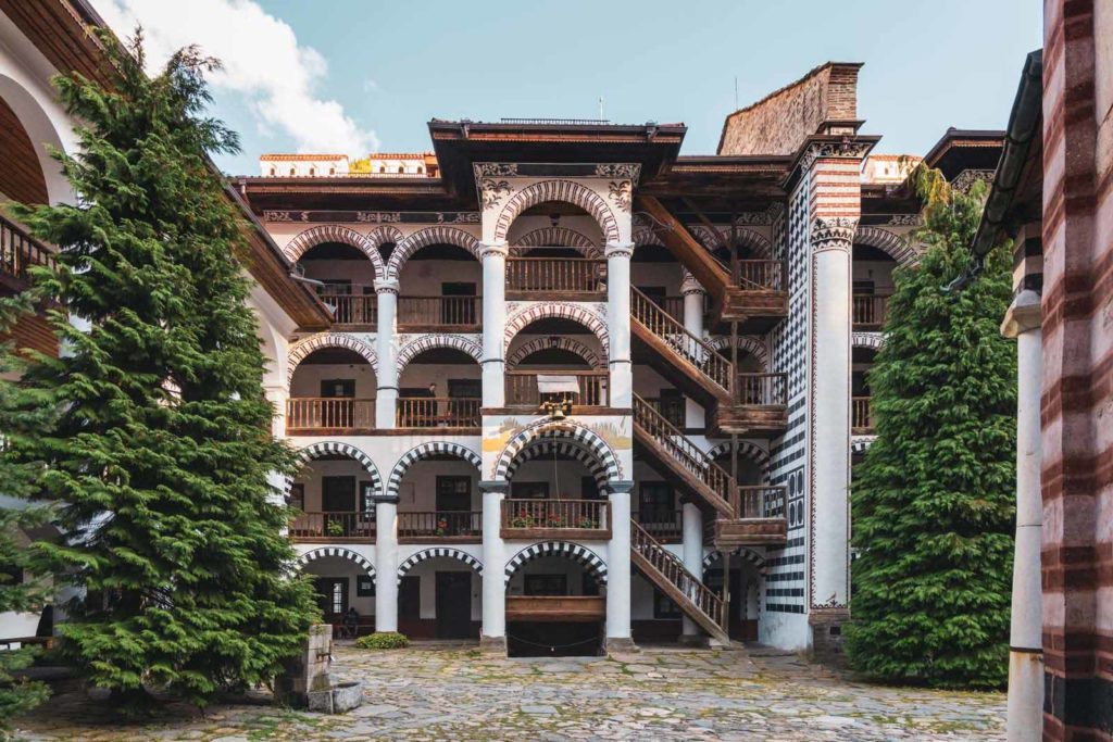 Rila Kloster Bulgarien Innenansicht