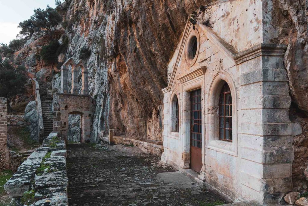 Ruine des Moni Katholiko in Chania, Kreta