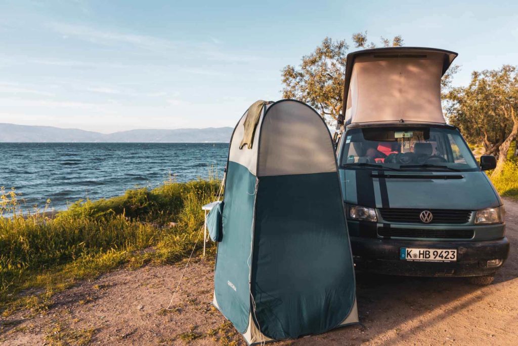 Camping am Marmarermeer mit VW Bus