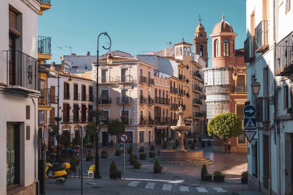 Die Altstadt von Antequera in Spanien