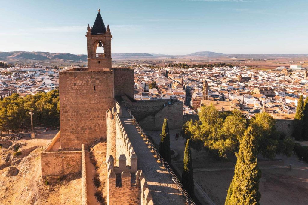 Der Glockenturm der Alcazaba in Antequera