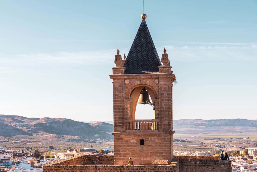 Der Glockenturm der Alcazaba in Antequera