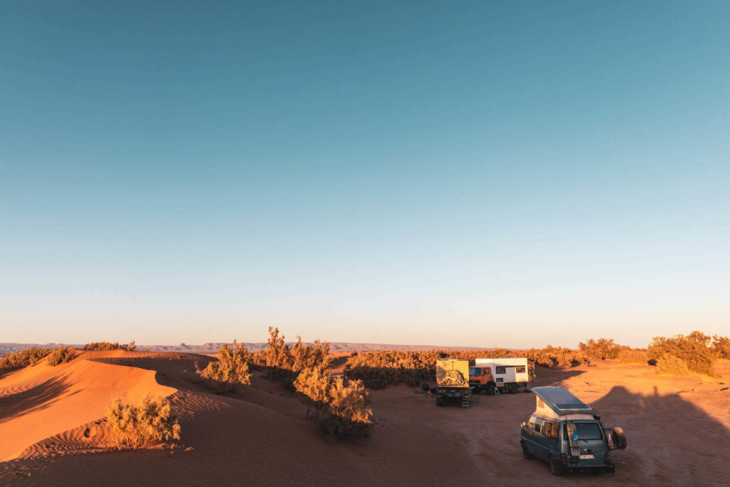 Erg Chegaga Offroad Tour Camping in den Dünen