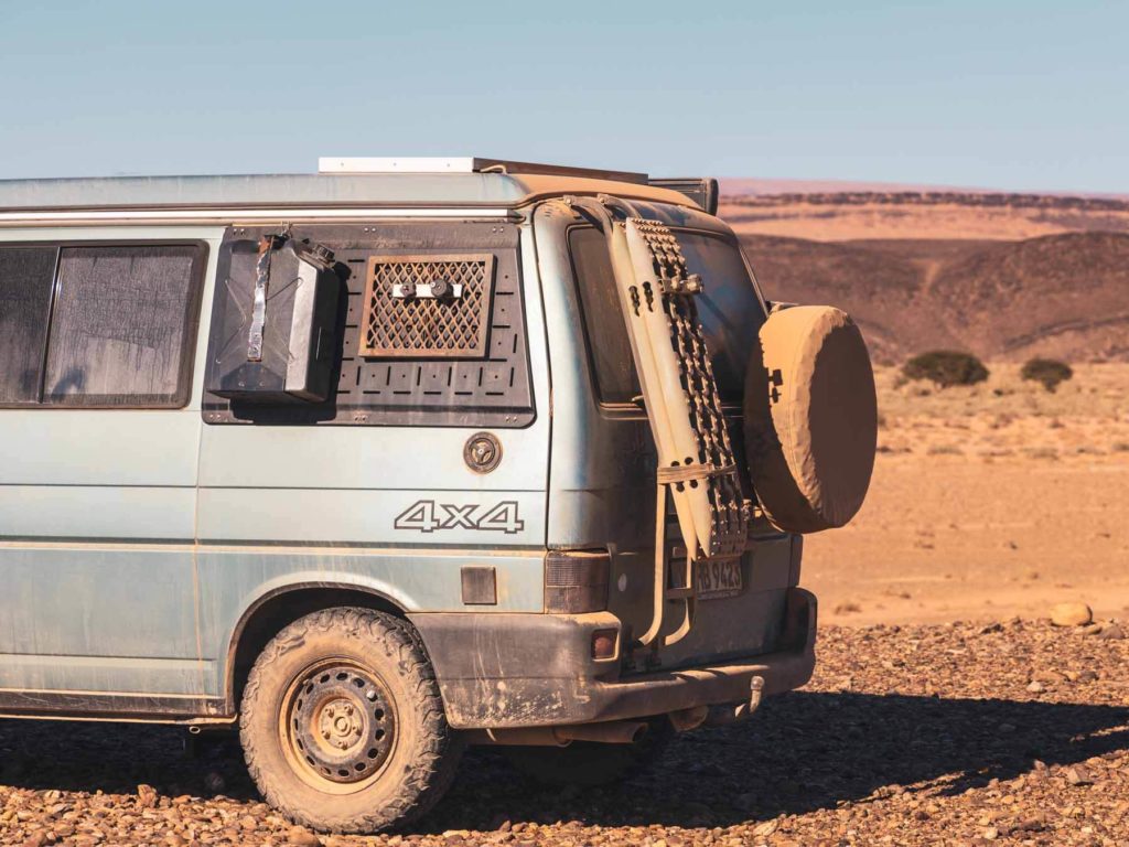 Marokko Wüstentour mit dem VW T4 Syncro und Sandblechen