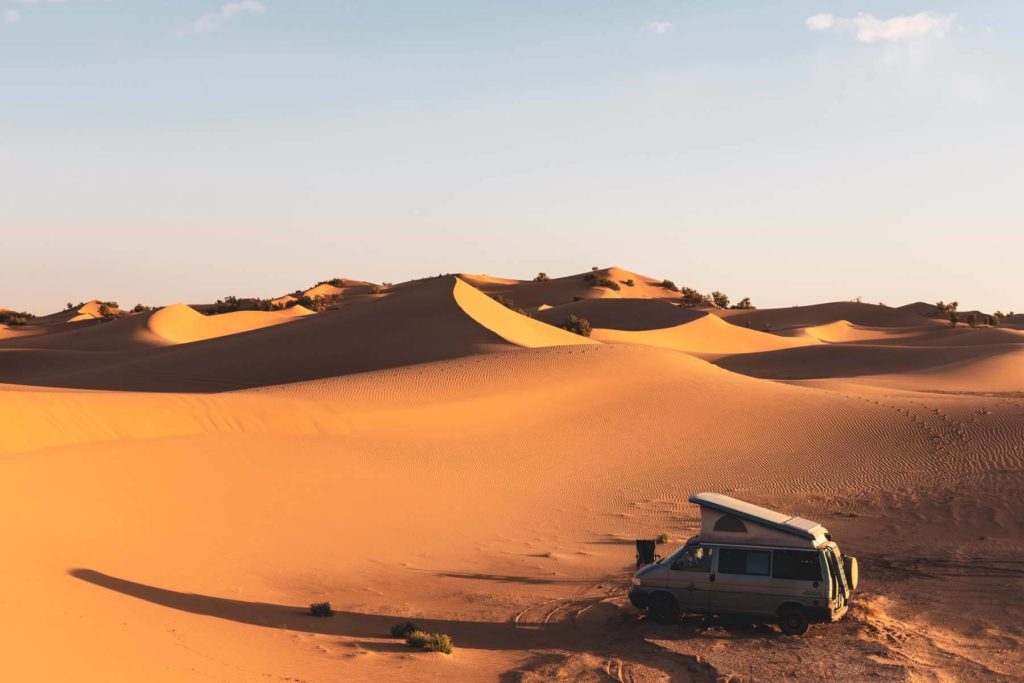 Camping in den Dünen - Marokko Offroad