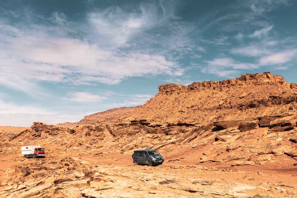 Offroad mit VW Bus und Expeditionsmobil im Osten Marokkos von Figuig nach Iche