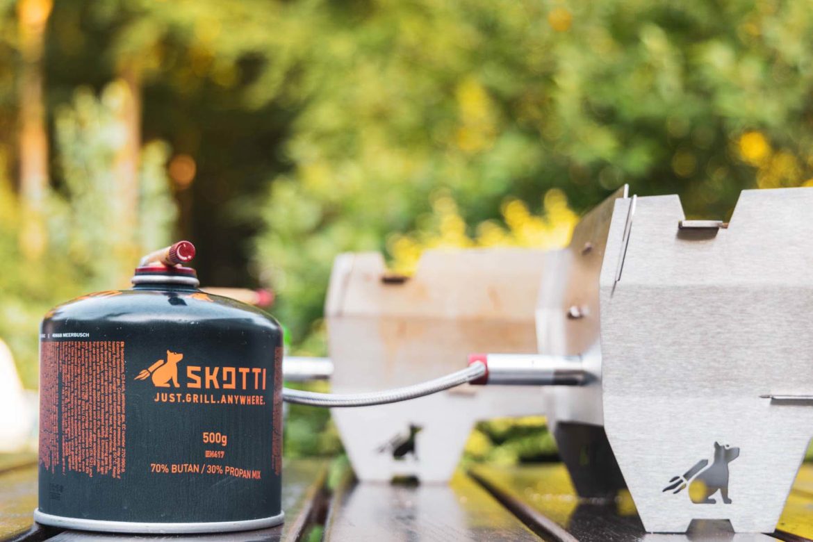 Skotti Grill an Gasflasche anschließen Erfahrungen & Tipps