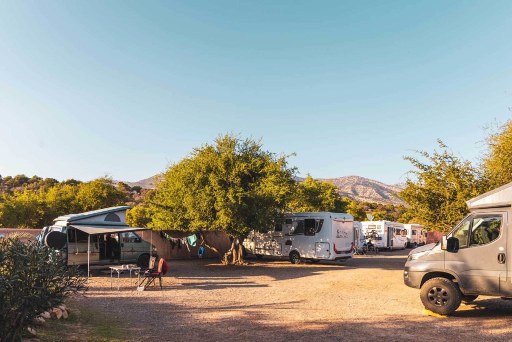 Campingplatz Paradis Nomade bei Agadir - Überwintern in Marokko mit dem Wohnmobil