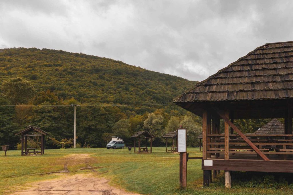 Camping im Una Nationalpark in Bosnien und Herzegowina
