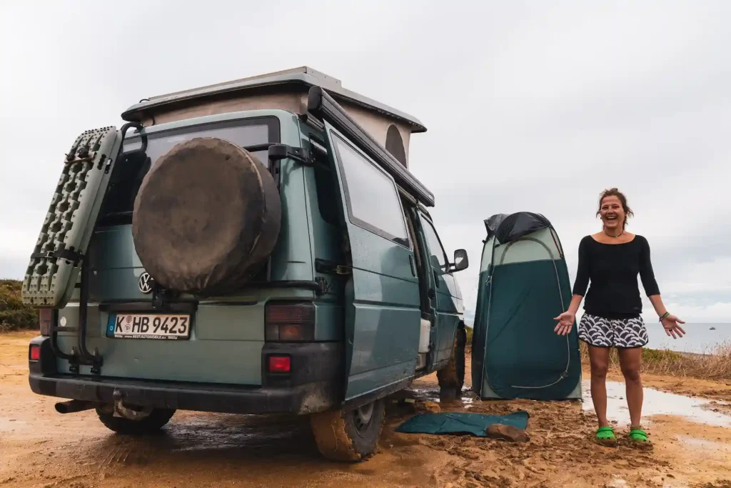 Überwintern in Spanien mit dem Camper während einer Schlechtwetterphase