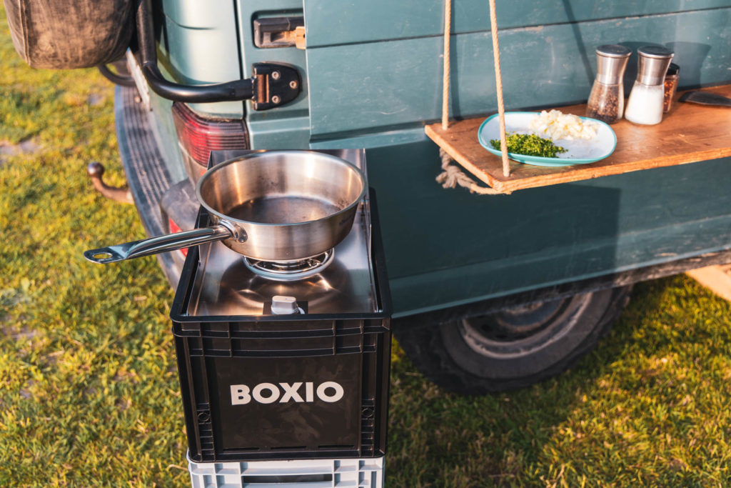 Boxio Cook Premium Gaskocher in der Eurobox