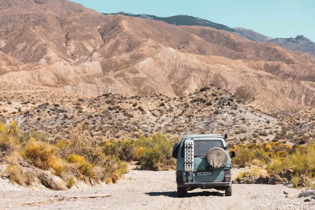 Unterwegs mit dem 4x4 Camper in der Wüste Tabernas