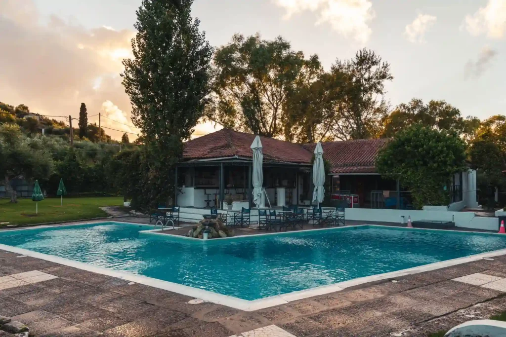 Swimming Pool Campingplatz Koroni