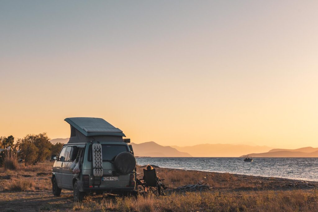 Freistehen mit Camper am Strand - Griechenland Roadtrip mit dem Wohnmobil